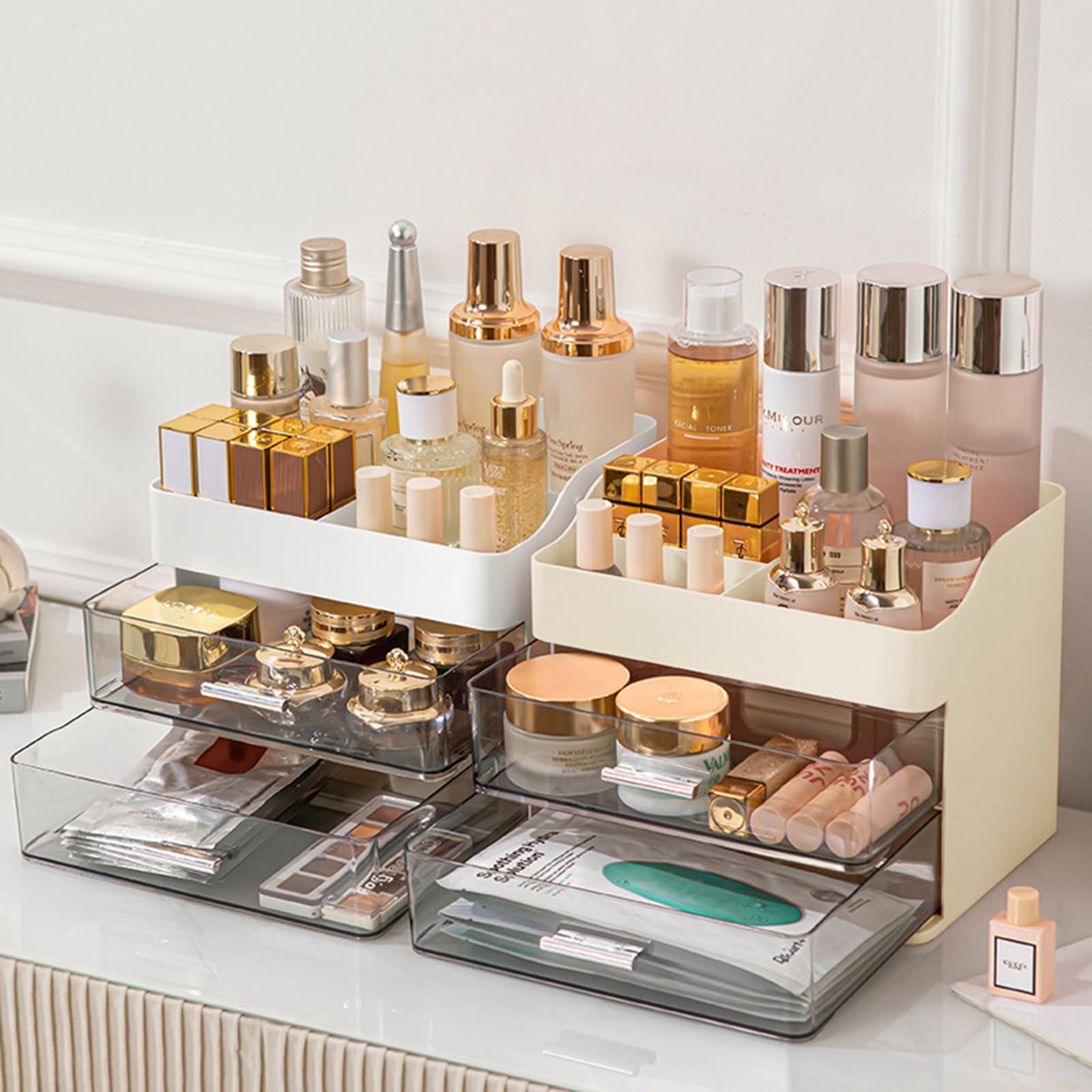 DASITON Makeup Organiser with 2 Drawers - Image 4
