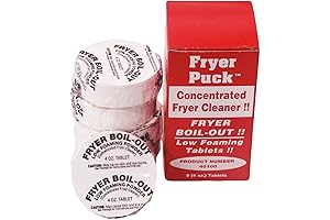 Fryer Puck® 4 oz. Boil-Out Tablet: Effortless Cascade Fryer Cleanout!