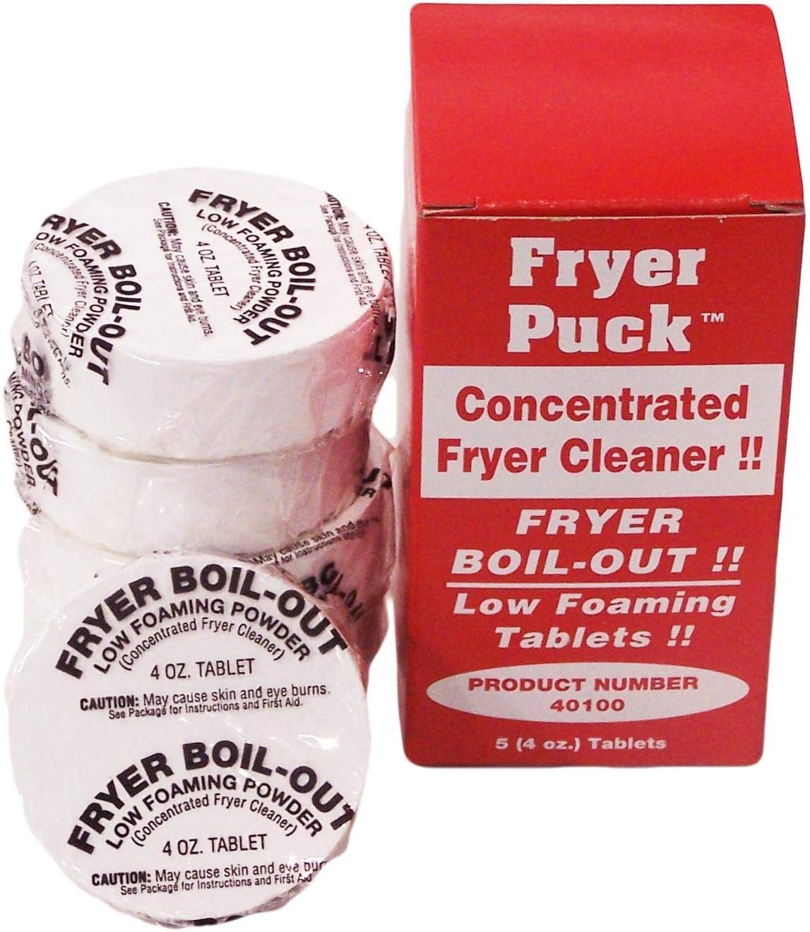 Discovery Products Fryer Puck® 4 oz. BoilOut Tablet, Box