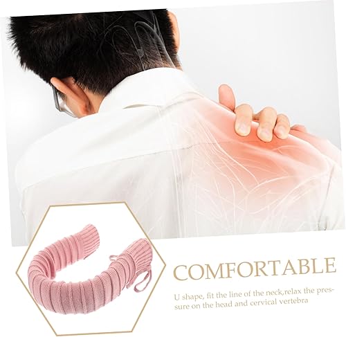 Miniatura 8 de U Shape Hot Water Bag with Knitting Sleeve Skin Friendly Neck Warmer Pouch for Shoulder Relief Removable Washable Cover Cold Heat Preservation for