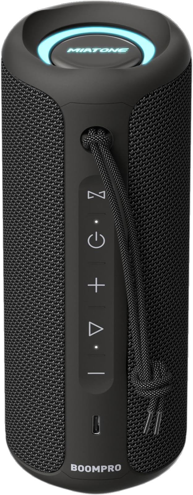 Bluetooth Speakers 36W TWS Portable Speaker with Stereo Sound Bass, Bluetooth 5.3 Wireless USB Type C Outdoor, 5000mAh 24H Playtime IPX7 for Present, Boy Friend Gifts for him (Black)