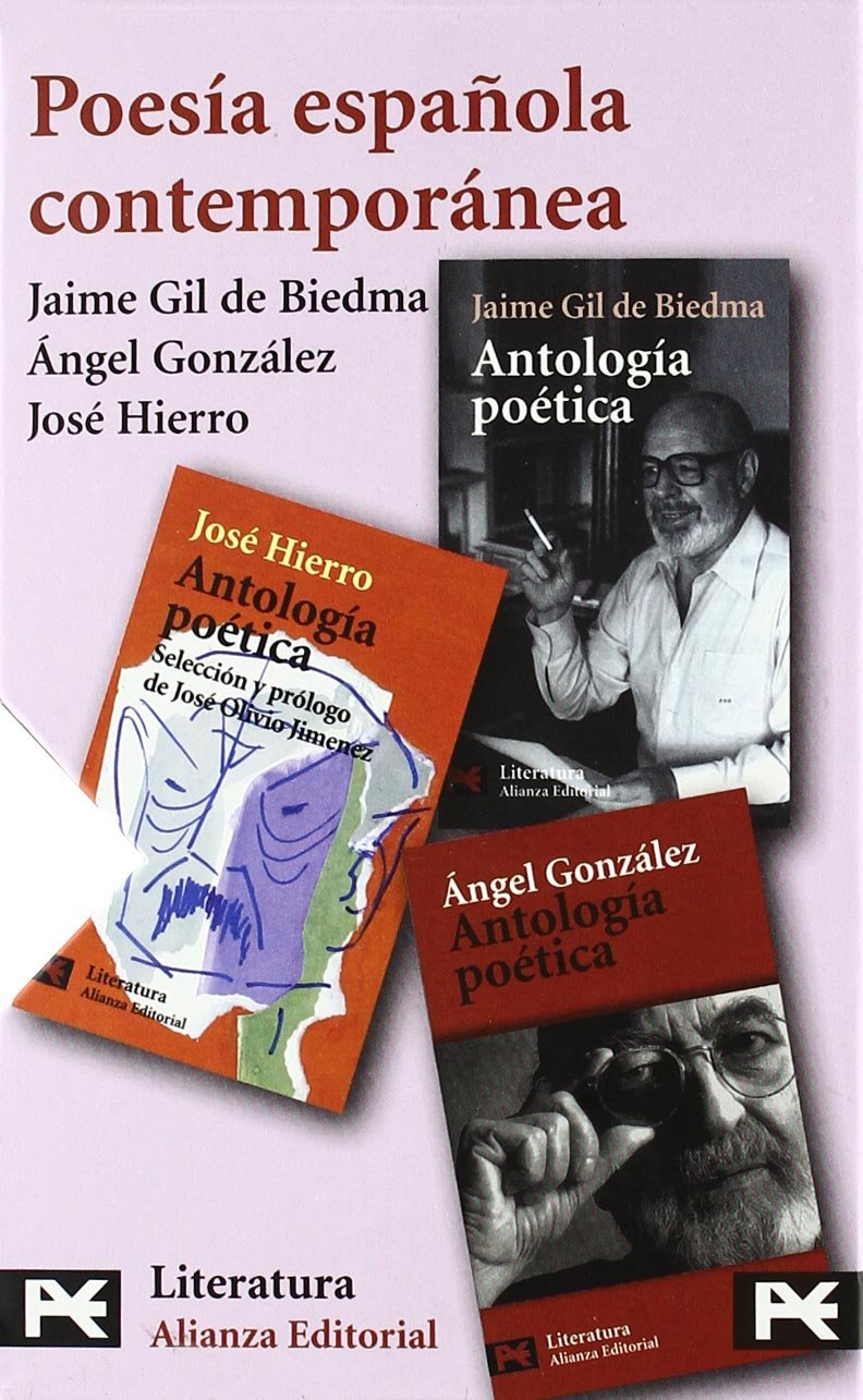 Estuche - Poesía contemporánea: José Hierro - Jaime Gil de Biedma - Angel González (El Libro De Bolsillo - Estuches)