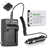 Kastar Battery 1 Pack and Charger for Pentax Optio M30 T30 W30 L36 L40 LS456 LS1000 LS1100 M40 M90 NB1000 RS1000 RS1500 V10 Pentax Efina Cameras, Pentax D-Li63 Battery