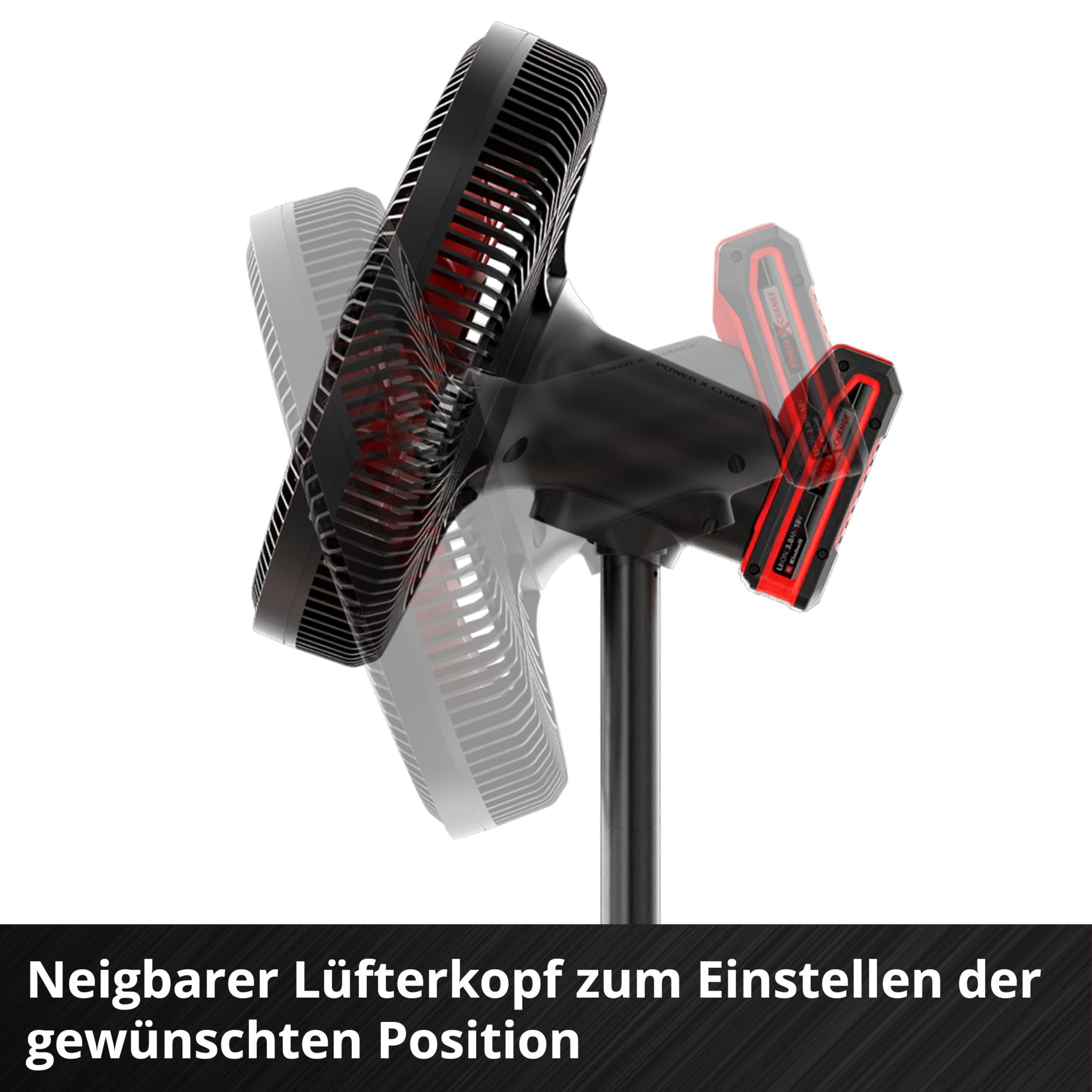Einhell GE-CF 18/320 P Akku-Ventilator 18 V Stand-Ventilator Power X-Change