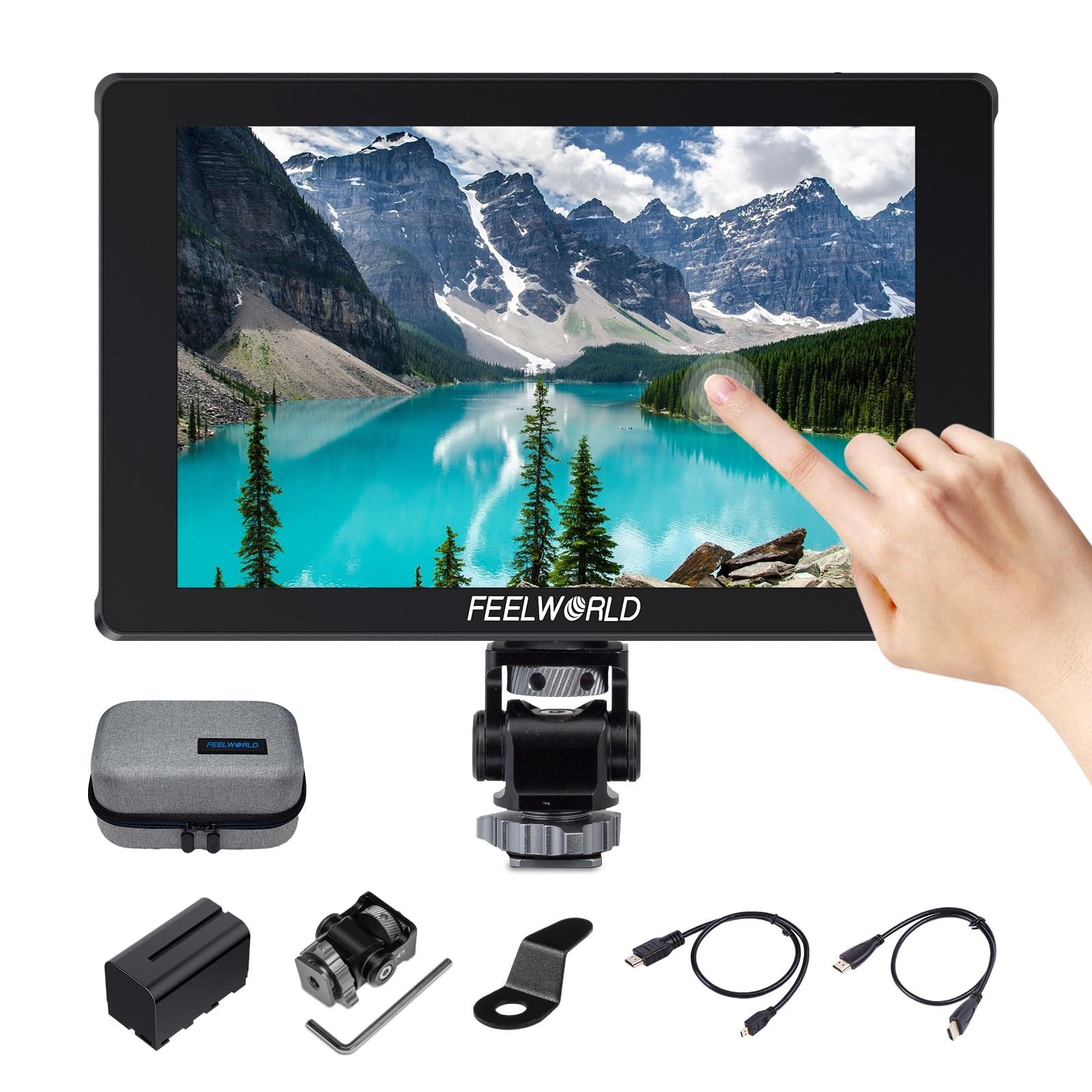 Amazon | FEELWORLD F7 PLUS 7インチ超高輝度1200nitタッチ撮影3D LUT
