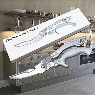 Professional Poultry Shears - Kitchen Shears for Spatchcocking Chicken and Meat Cutting, Multi-Purpose Kitchen Scissors for Food