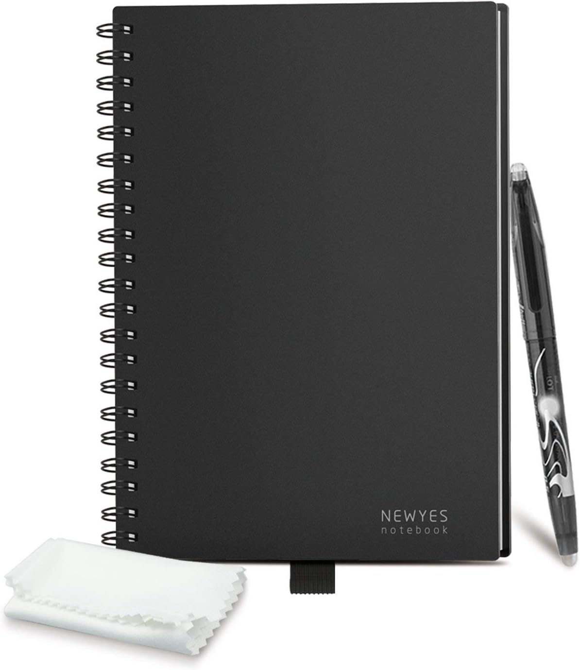 HOMESTEC Reusable Notebook A5, Cloud Storage Note, Wirebound Notebook with Erasable Pen, as Diary Notebook, Writing Memo for School Office Home