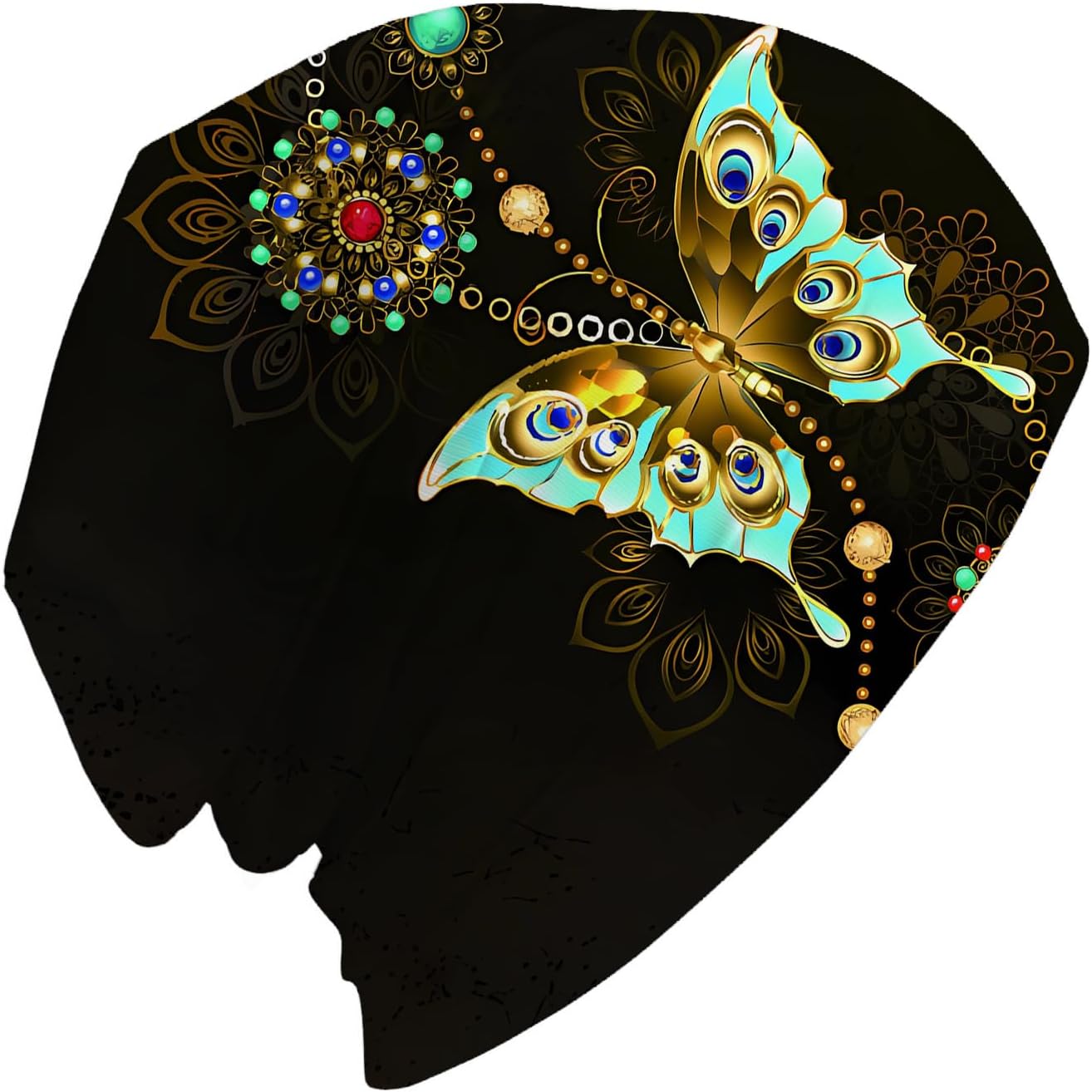 Watermelon Womens Slouchy Beanie Cotton Chemo Caps Cancer Headwear Hats Turban Baggy Skull Sleep Scarf - Image 2