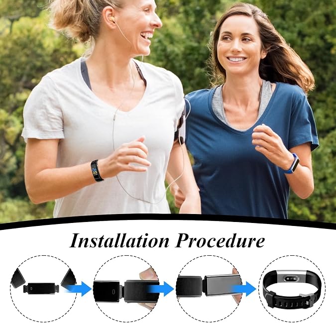 Watch Bands Replacement for ID115plus HR, Very Fit Pro Activity Fitness Tracker Wrist Bands Set, Multicolor Veryfitpro Smart Watch Strap Replacements