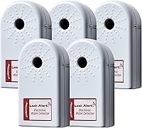 Vista 16 de Zircon - Detector de fugas de agua electrónico con alarma y sensor de inundación con alarma de 90dB de audio y alarmas duales de fuga, 1 paquete