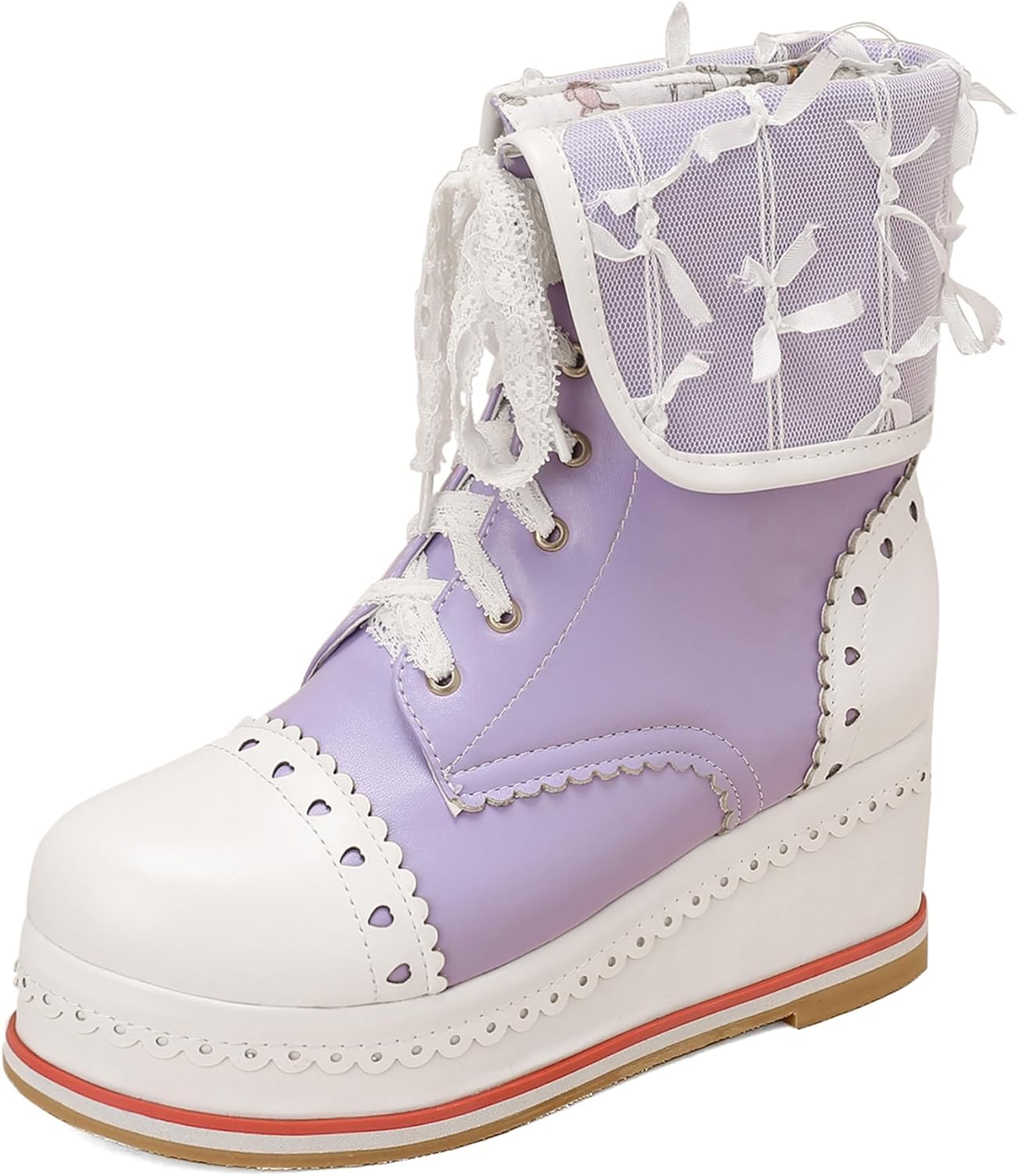 Gicoiz Girls Platform Wedge Heel - Stylish Ankle Boots