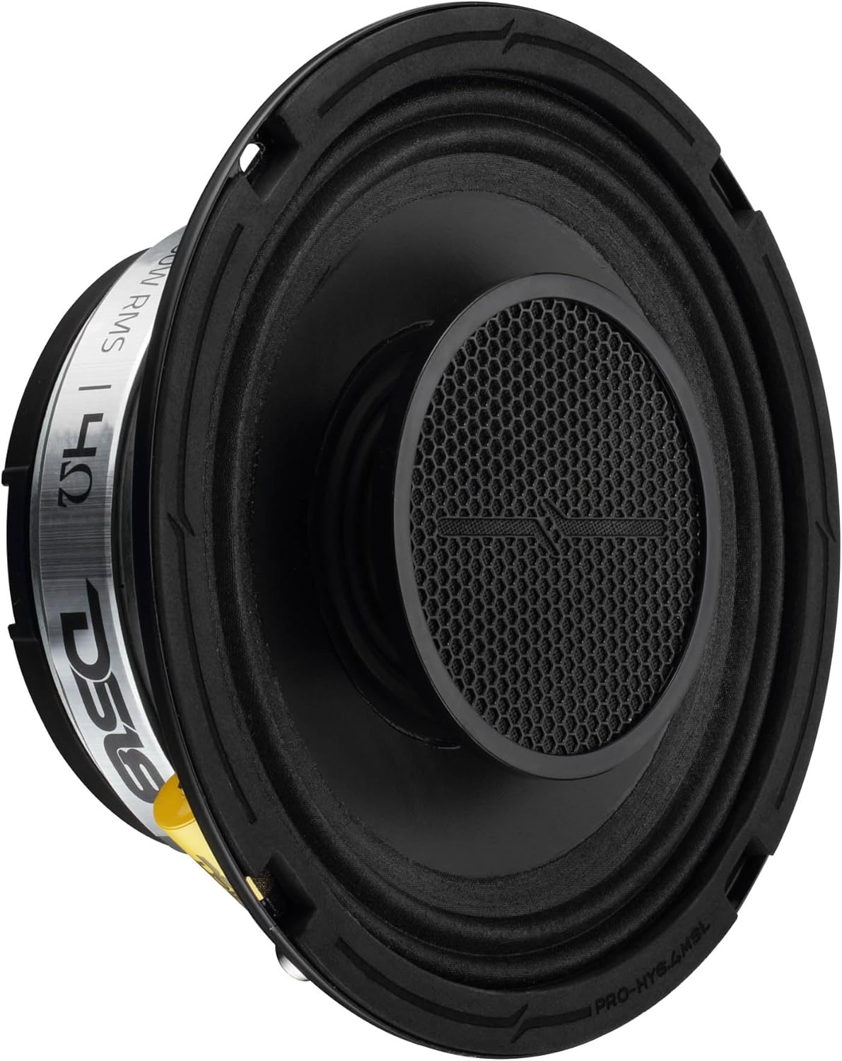 DS18 PRO-HY6.4MSL 6.5" Shallow Hybrid Mid-Range Car Audio Loudspeaker with Built-in Driver and Grill Included 300W Max 150W RMS 4 Ohms (1 Speaker)