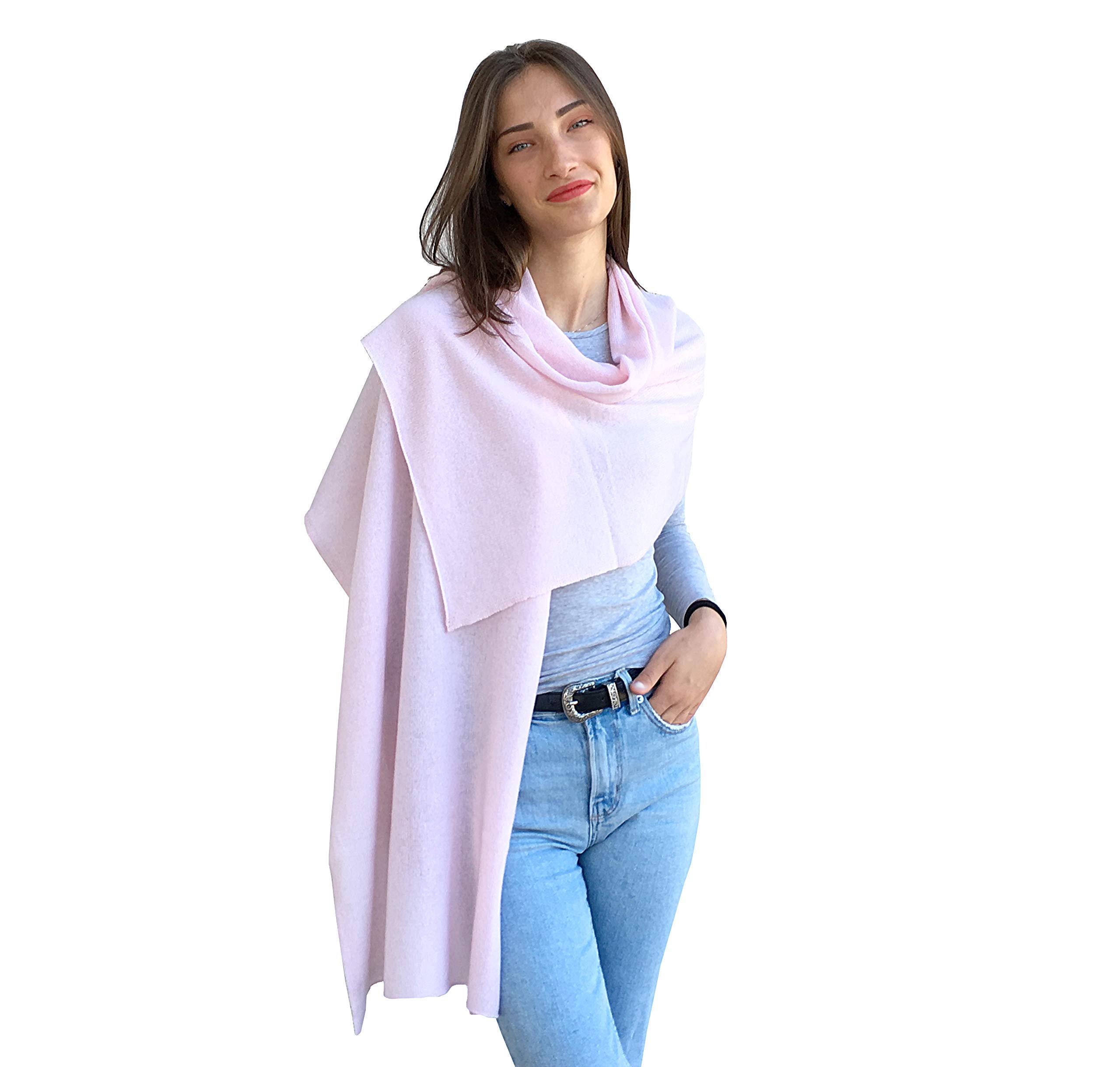 Sciarpa Grande Donna Invernale Cashmere 100% Maxi Grande Stola Molto Calda