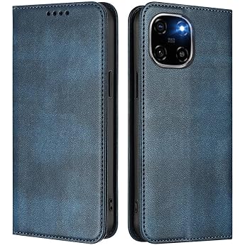 Case for Blackview Color 6 Case [Magnetic Closure] PU Folio Leather Wallet Phone Case Protective Cover with Card Slot and Stand Function. Blue