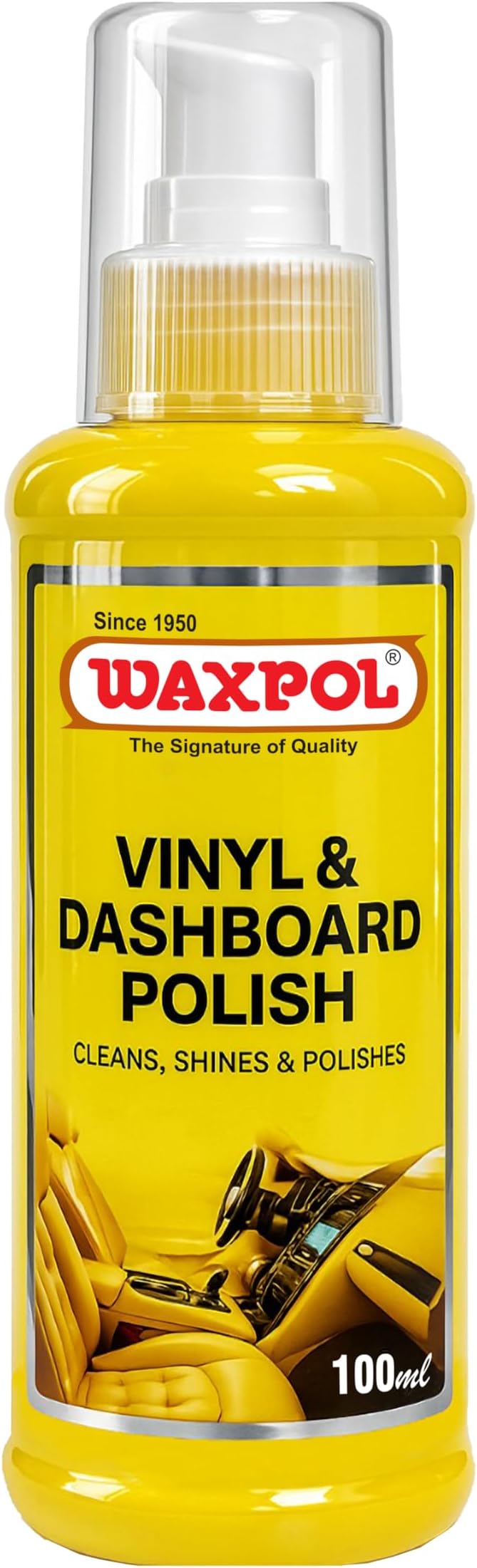 Waxpol Vinyl & Dashboard Polish 100 ml, Cvd 820