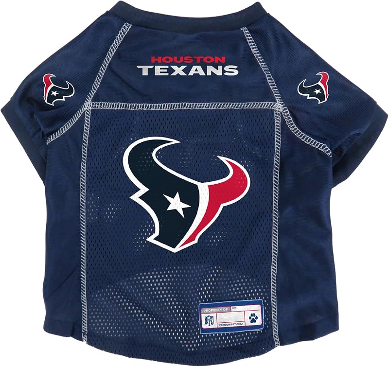 Camiseta Vestido para Cães e Gatos Littlearth Houston Texans NFL
