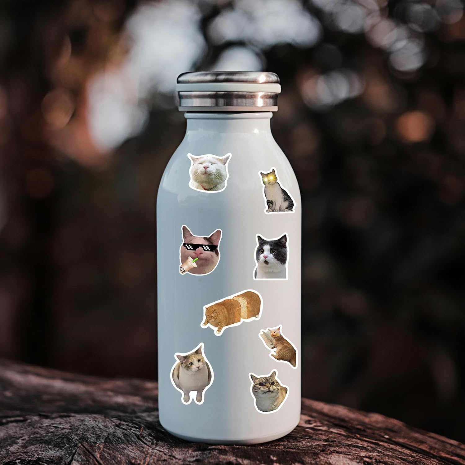 50 Pcs Cat Stickers,Funny Cat Meme,Waterproof Vinyl Stickers for Laptop Phone Guitar Water Bottles Luggage - Image 7