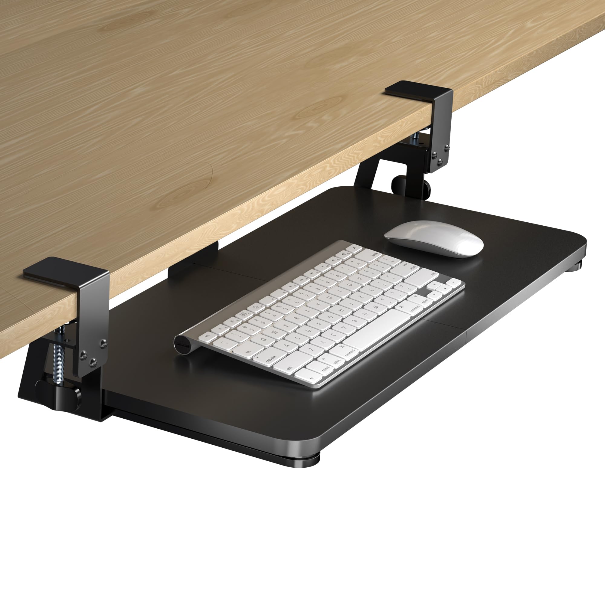 XINLEI Keyboard Tray Under Desk Large C-Clamp 25.6”(30