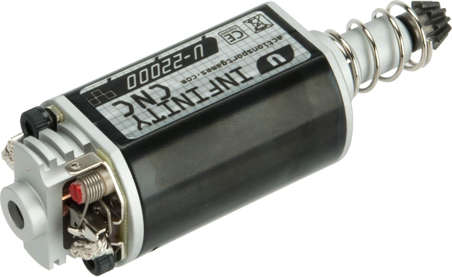 Evike - ASG Infinity CNC Custom AEG Airsoft Motor (Type: Long Axle/U-22000)