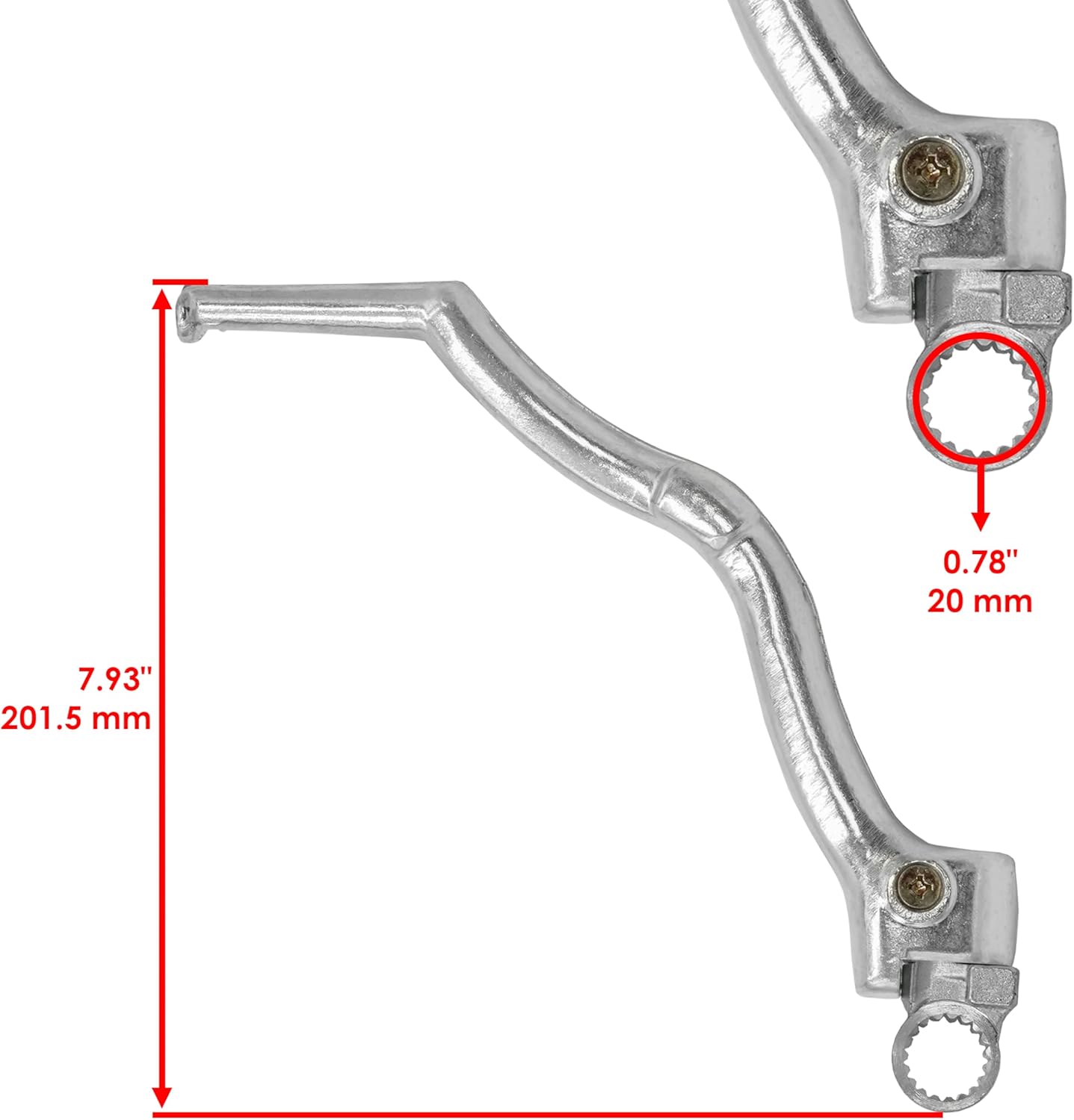 Caltric Kick Start Compatible with Honda 28300-MEB-671 28300-MEB-670 KickStart Lever Pedal