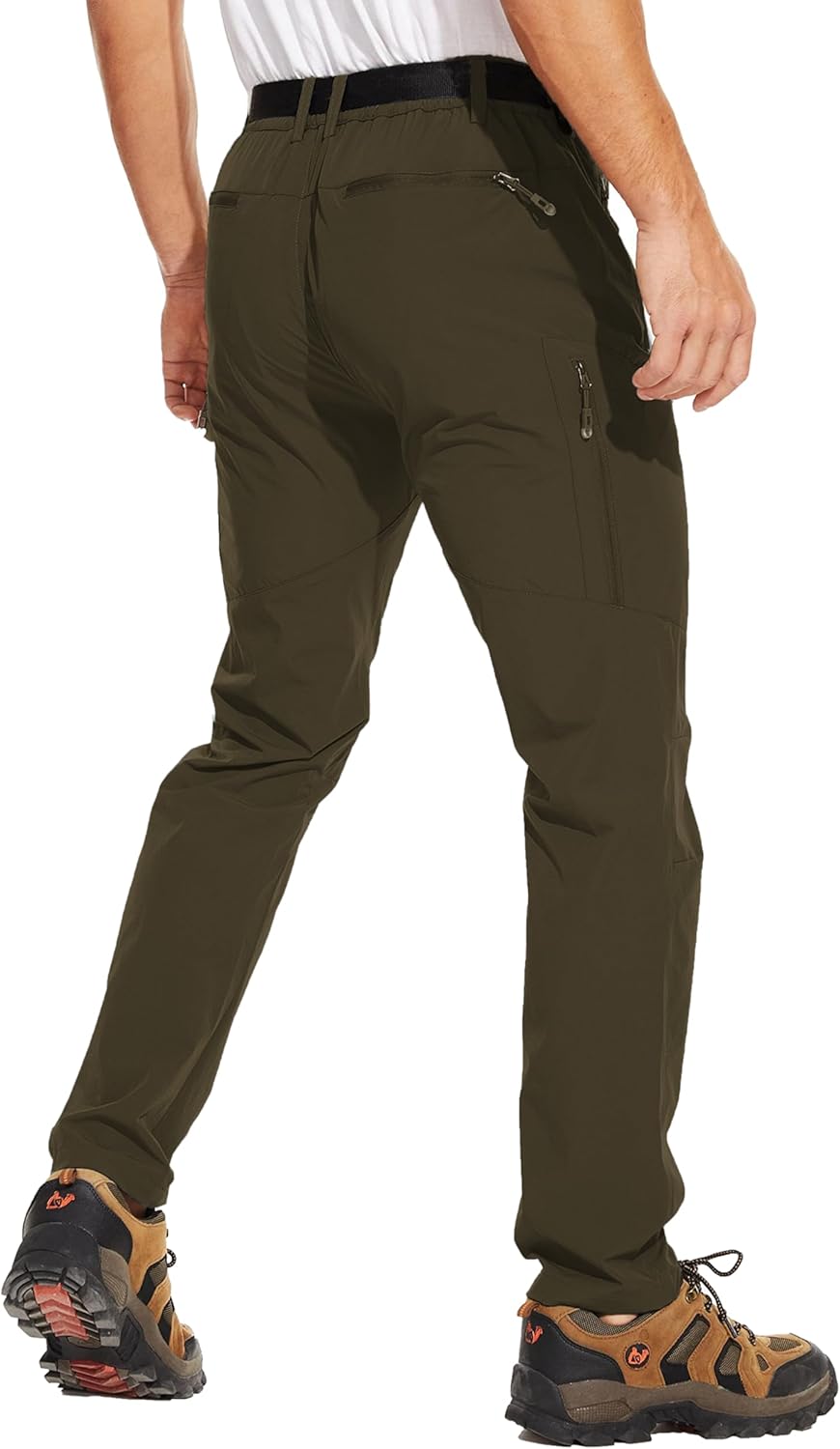 NATUVENIX Hiking Pants Men Lightweight Mens Travel Pants Stretchy Work Pants for Men Quick Dry Fishing Pants Outdoor - Image 2