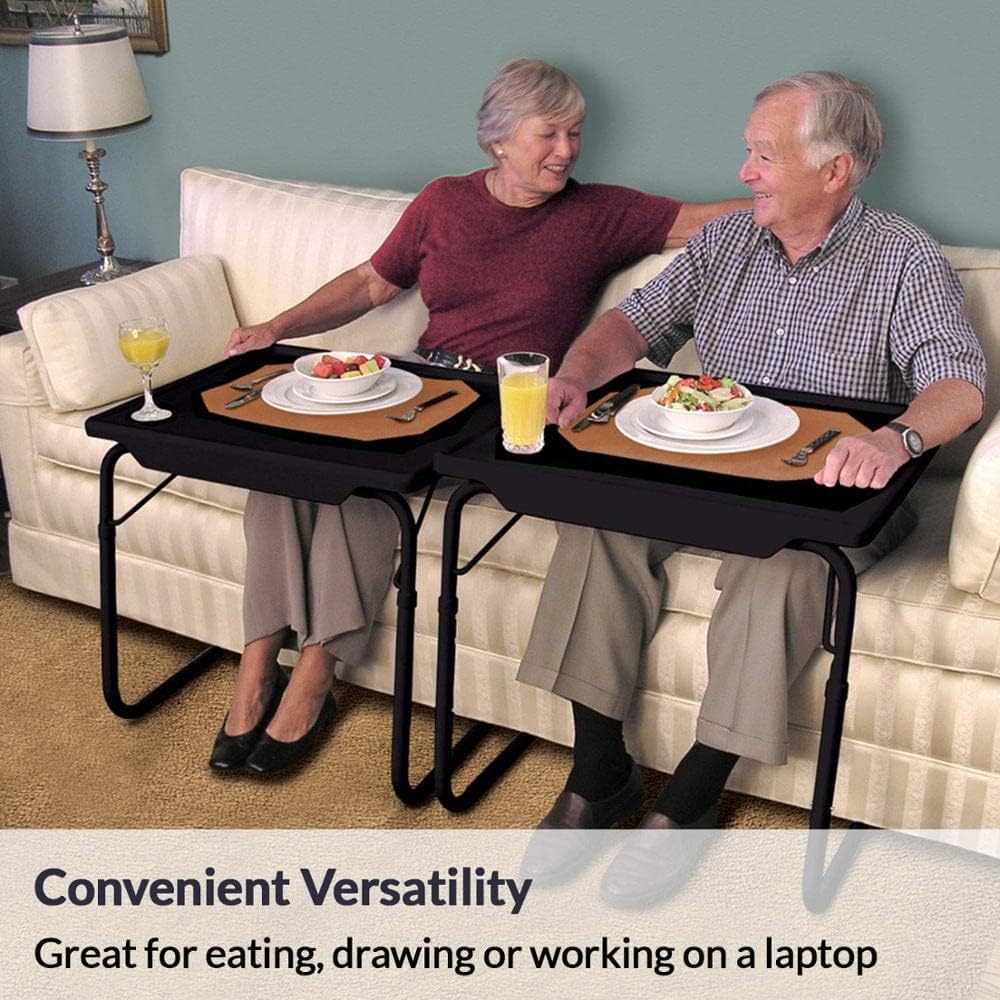 TV Tray TV Table, TV Trays for Eating, Folding Table Dinner Tray for Living Room, TV Tray Table for Eating, Lap Tray for Eating, Gift for Adults, Parents, Grandparents for The Sofa : Home & Kitchen