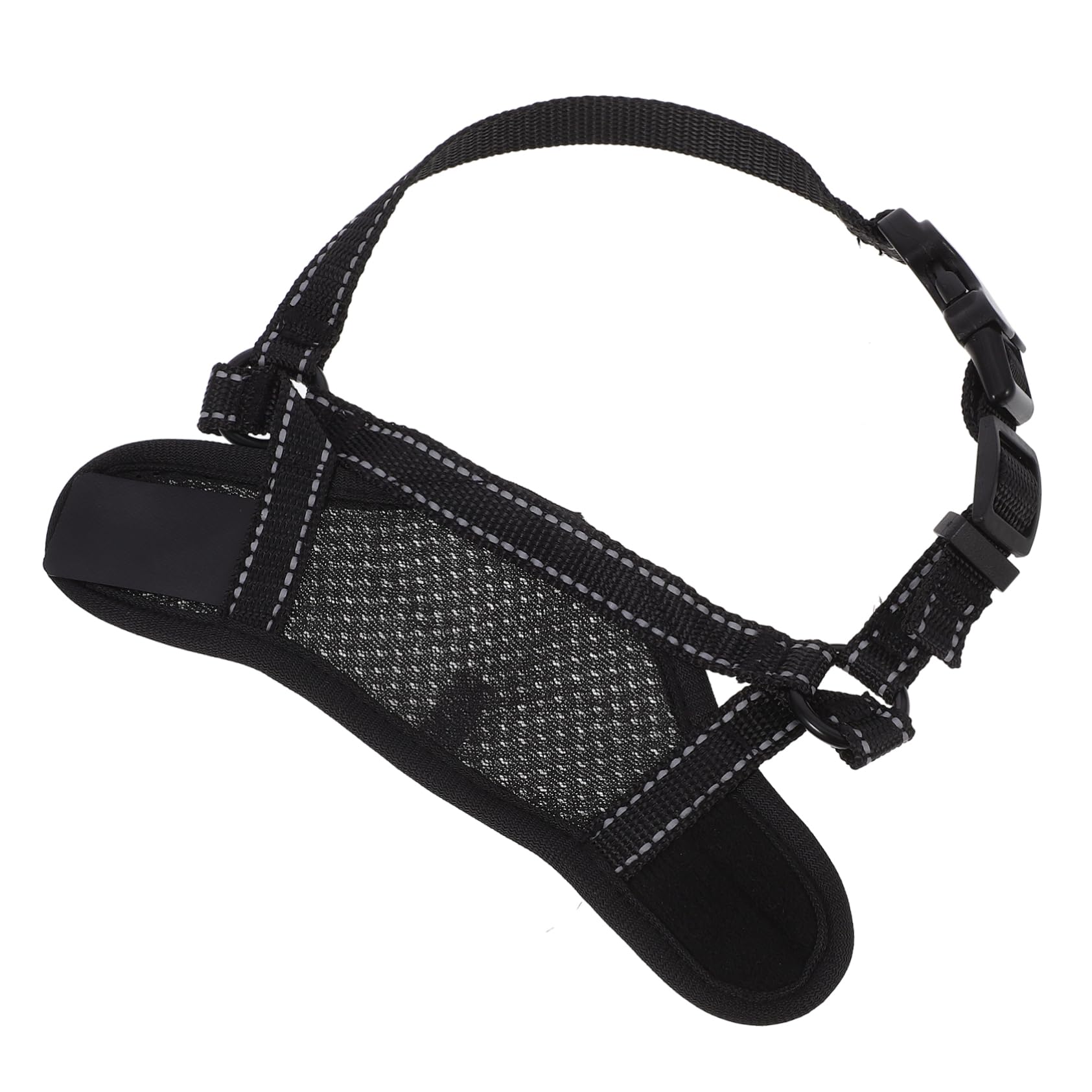 Toyvian Adjustable Dog Muzzle for Small Dogs Breathable -Barking Polyester Material Size XL