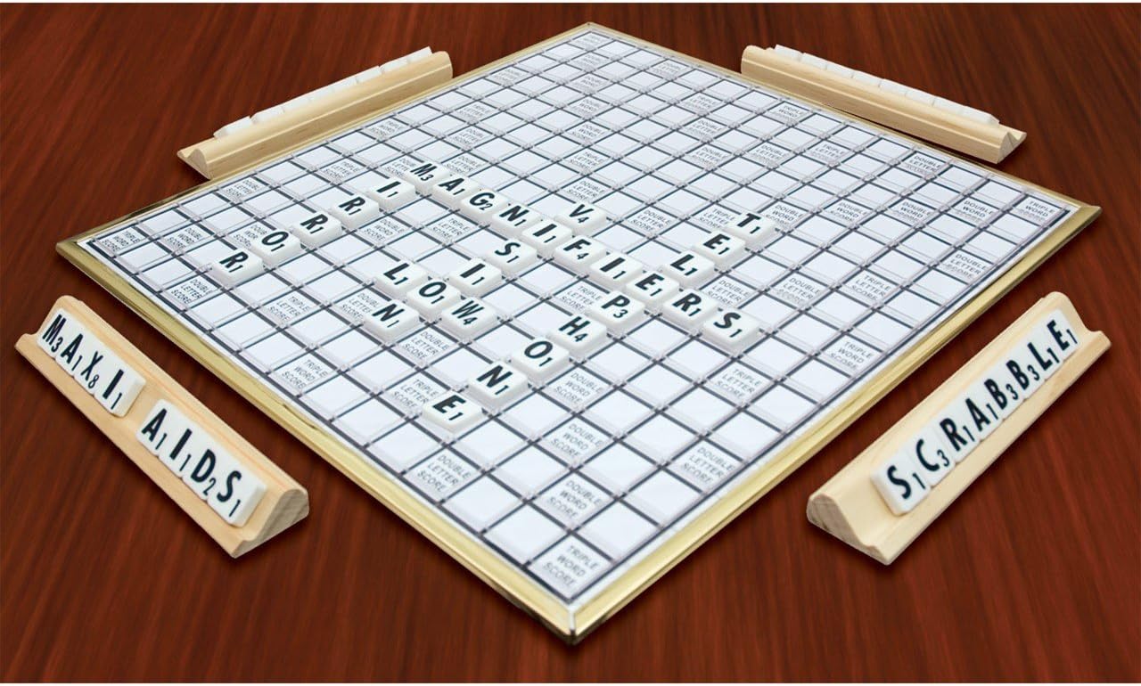 Deluxe Scrabble for Low Vision