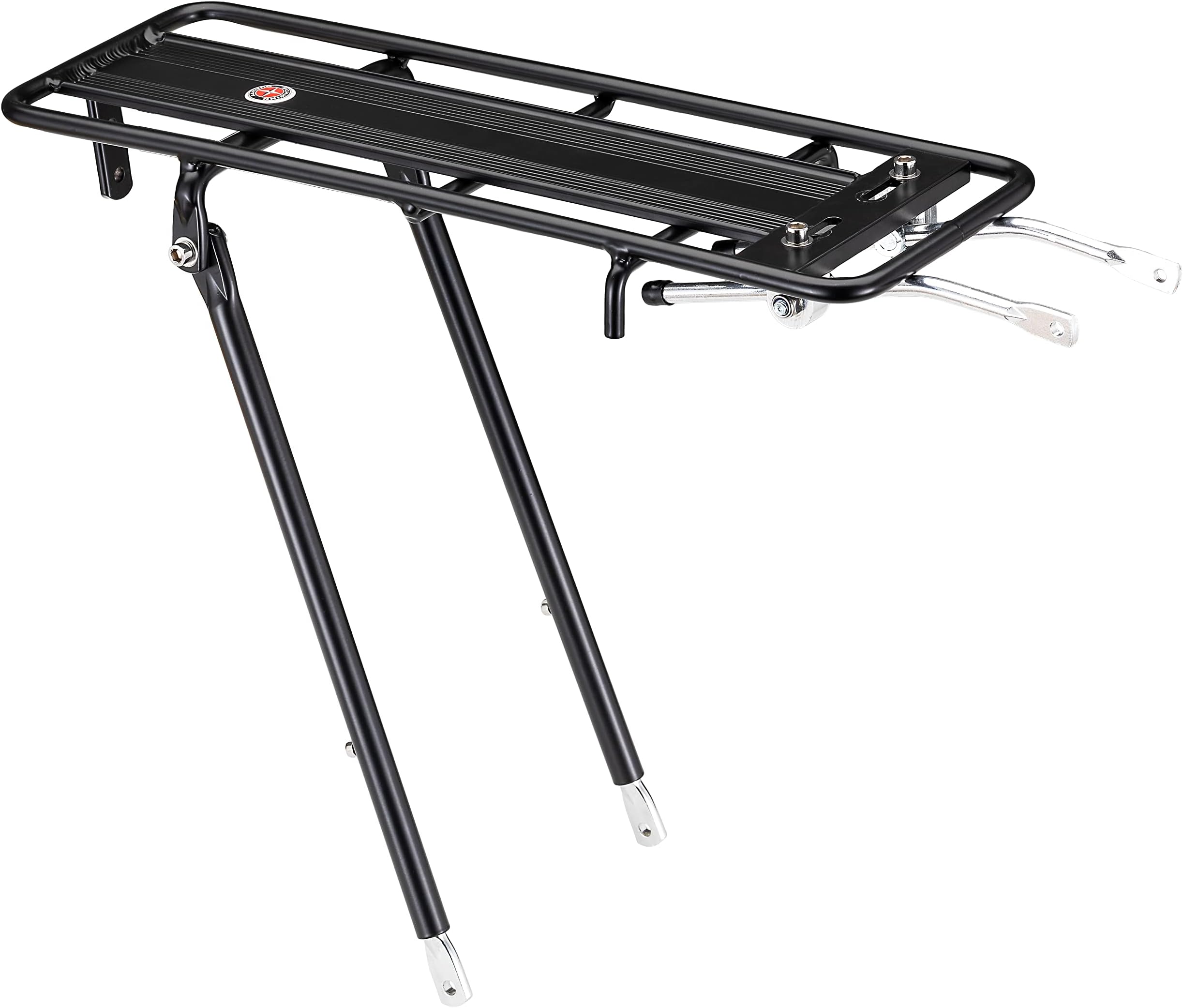 Rear Cargo Rack - Durable, Holds 26 lbs, Fits Most Adult Bikes 24-29-Inch Wheels, No Mounting Points Required, Bicycle Accessory