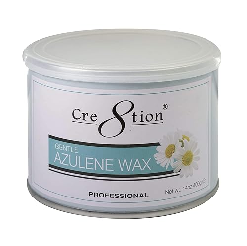 Hot Gentle - Cera de azuleno de 14 onzas para mujeres y hombres, depilación en cara, cuerpo, pierna, labios, nariz, bigote, cejas, oídos, perfecta