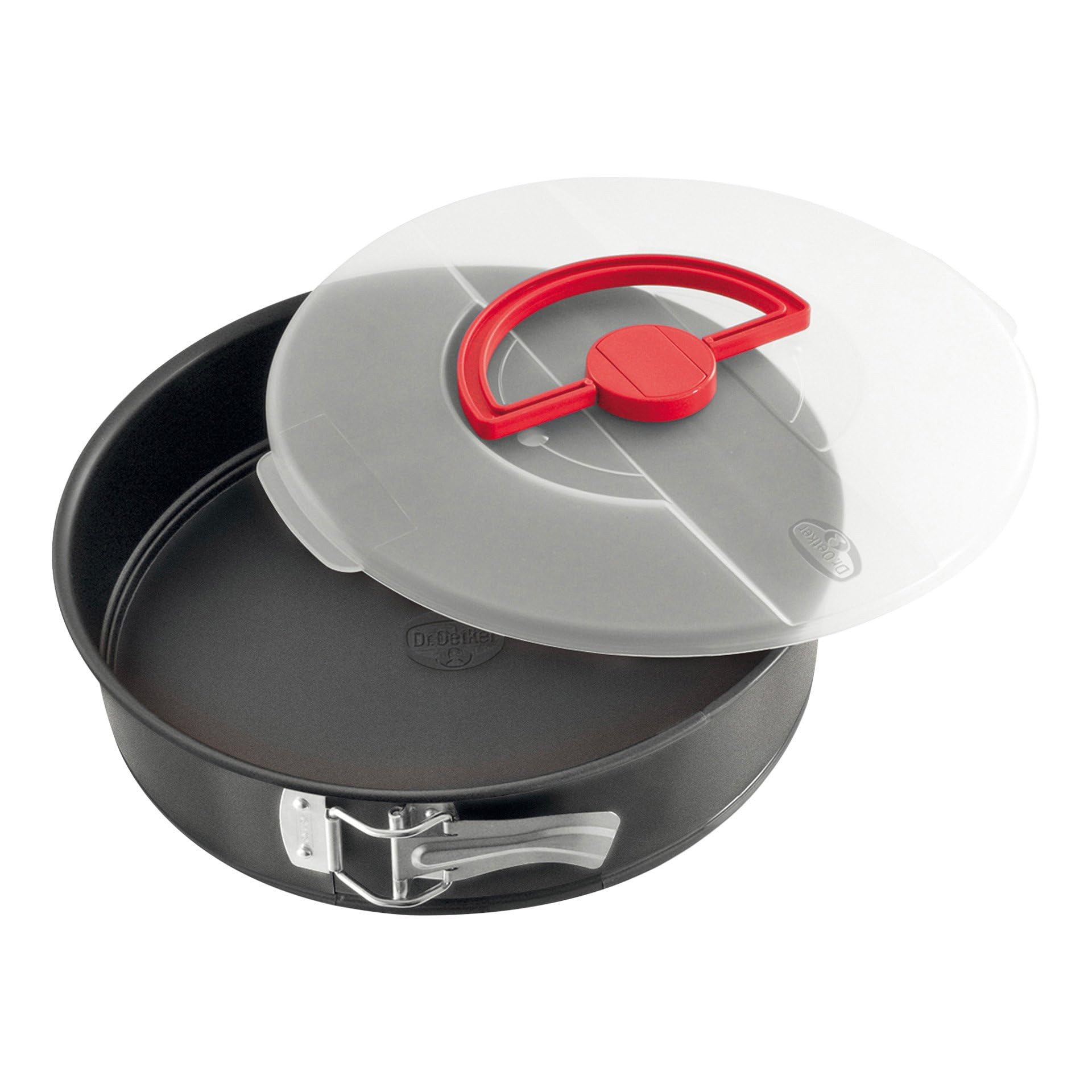 Dr.Oetker Springform Bake & Go with lid Ø26 cm in Black, Stainless Steel, 26 x 26 x 7 cm-image-11