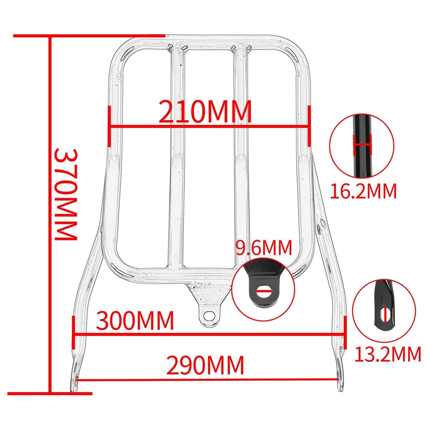 Portaequipajes Trasero Para BMW R18, R18 Classic Y R18 100 Años (2020-2024) - Acero Inoxidable, Soporte Para Baúl