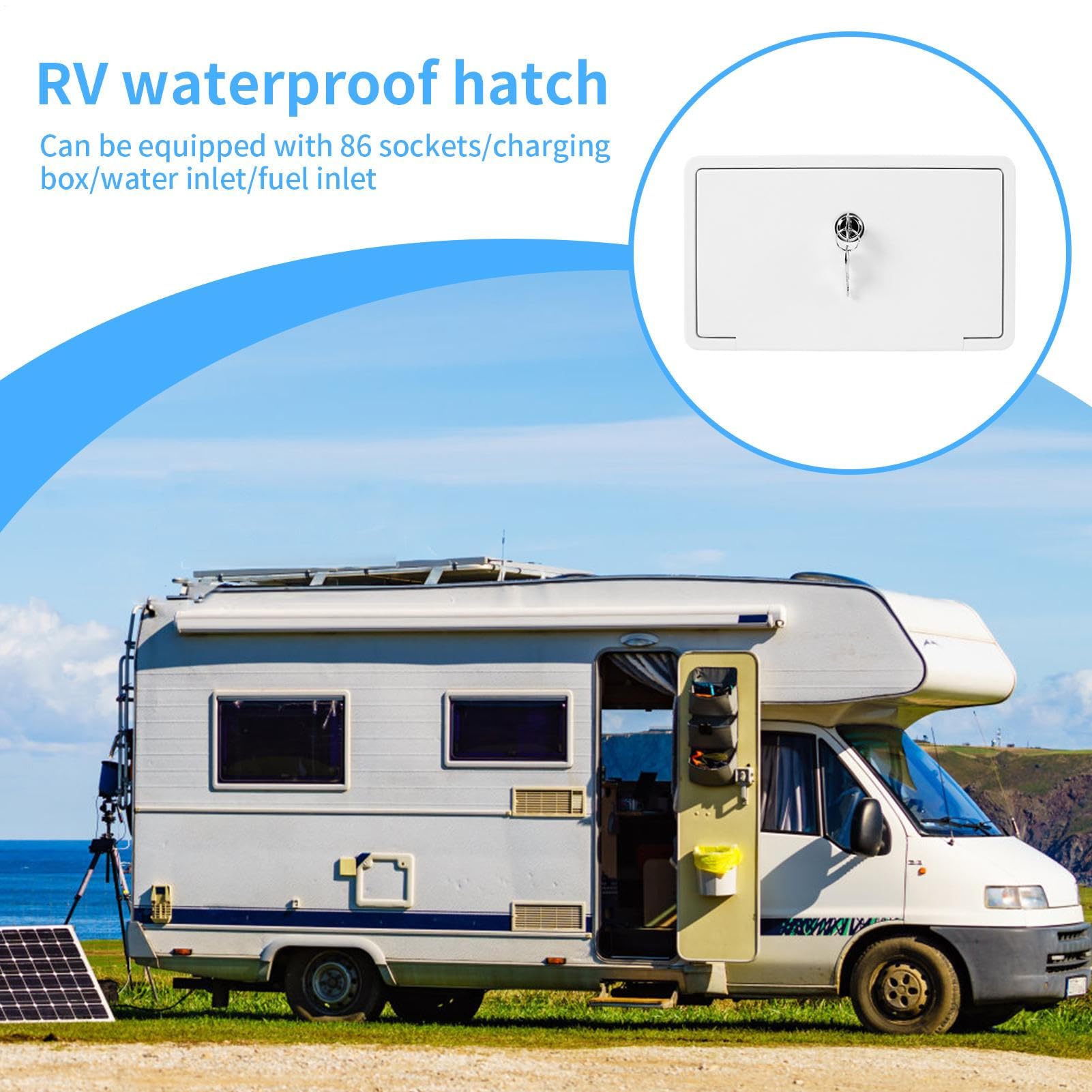 Amazon | RV 防水ハッチ - 車両ドア - キャンピングカーの荷物フラップ