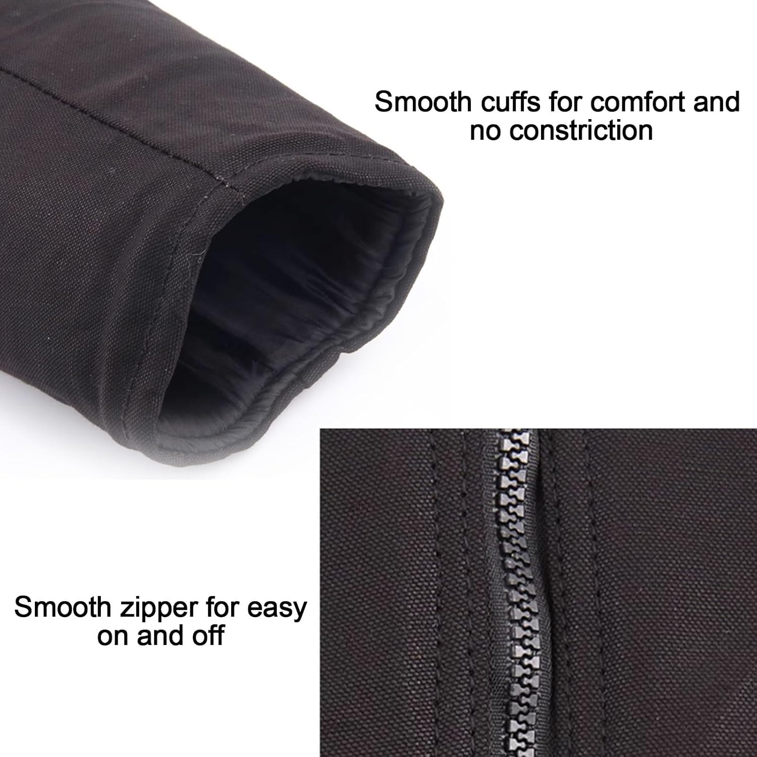 Fencing Jacket, Long Sleeve Jacket, Clothes Guard Practice, with Zipper, PU Canvas, Thickened Protection