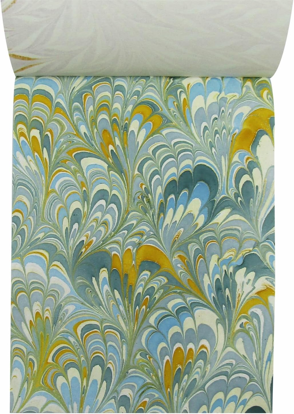 Paperhues Marbled Handmade Scrapbook Papers Collection 8.5x11" Pad, 36 Sheets