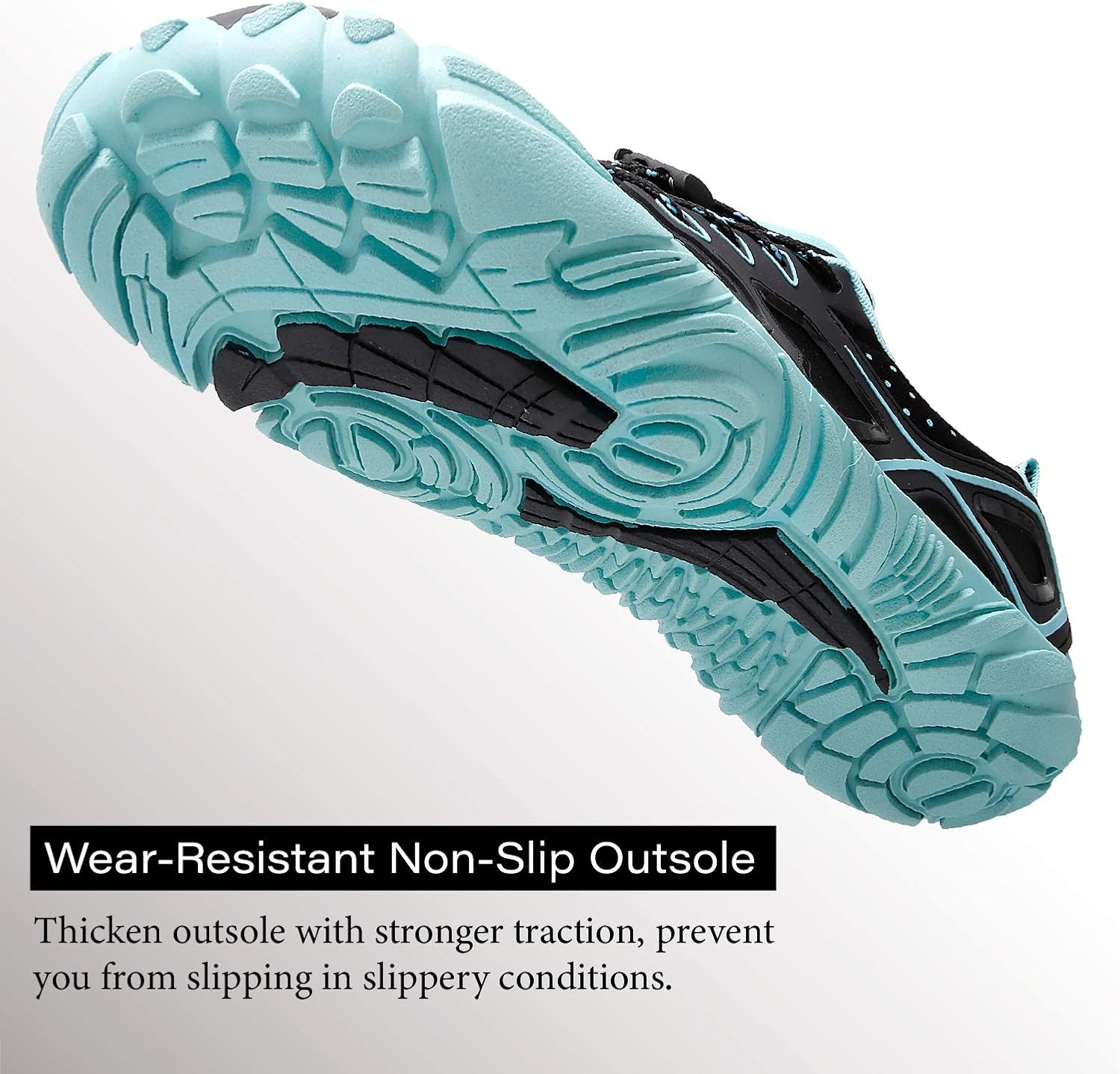 L-RUN Athletic Water Hiking Shoes Beach Sports Shoes for Swim Toe Shoes Women Men