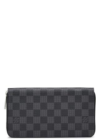 Pre-loved Damier Graphite Zippy Organizer, Black