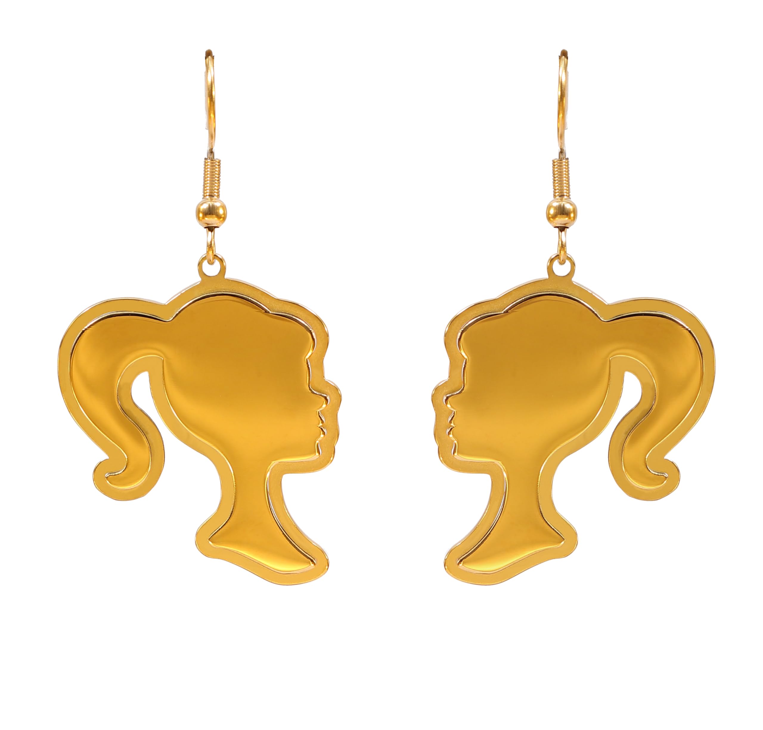 18k Gold Lightning Bolt Earrings for Women Fire Earrings Flame Earrings Devil Earrings Neon Earrings Preppy Jewelry