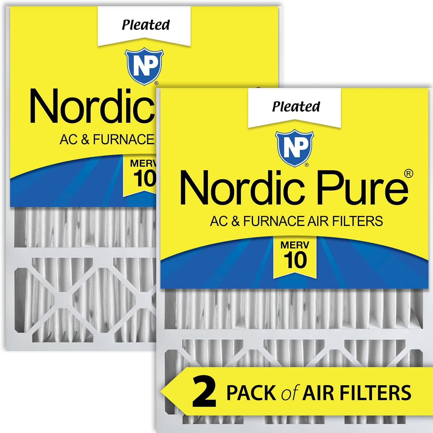 Nordic Pure 16x25x5 (15_3/4 x 24_3/4 x 4_3/8) Honeywell/Lennox