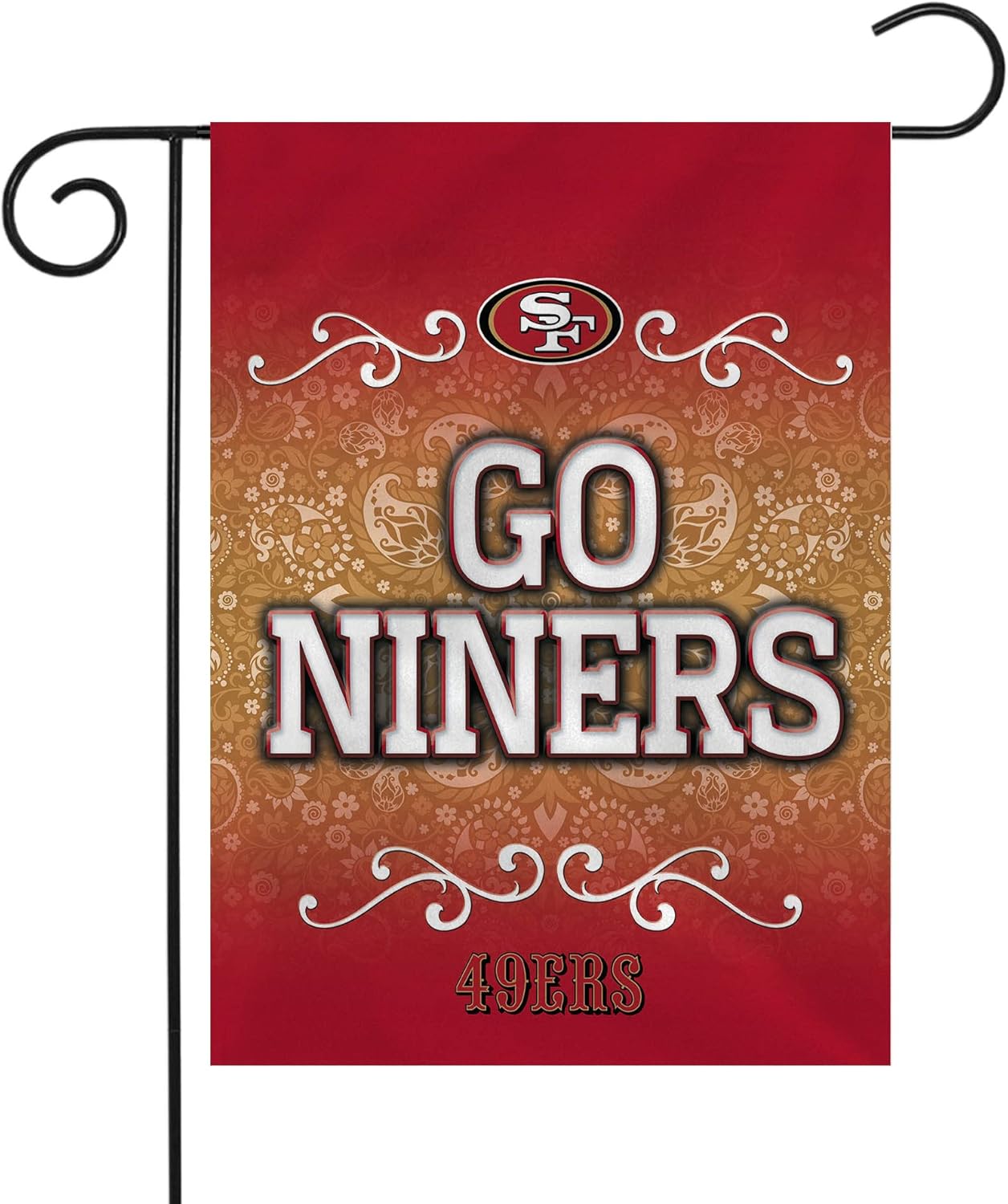 Rico Industries NFL Football Slogan 13" x 18" Double Sided Garden Flag - Outdoor - Great Gift Item