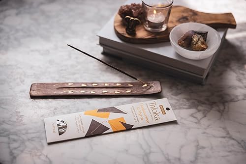 Vista 41 de Triloka Incienso original, sándalo, 10 varillas