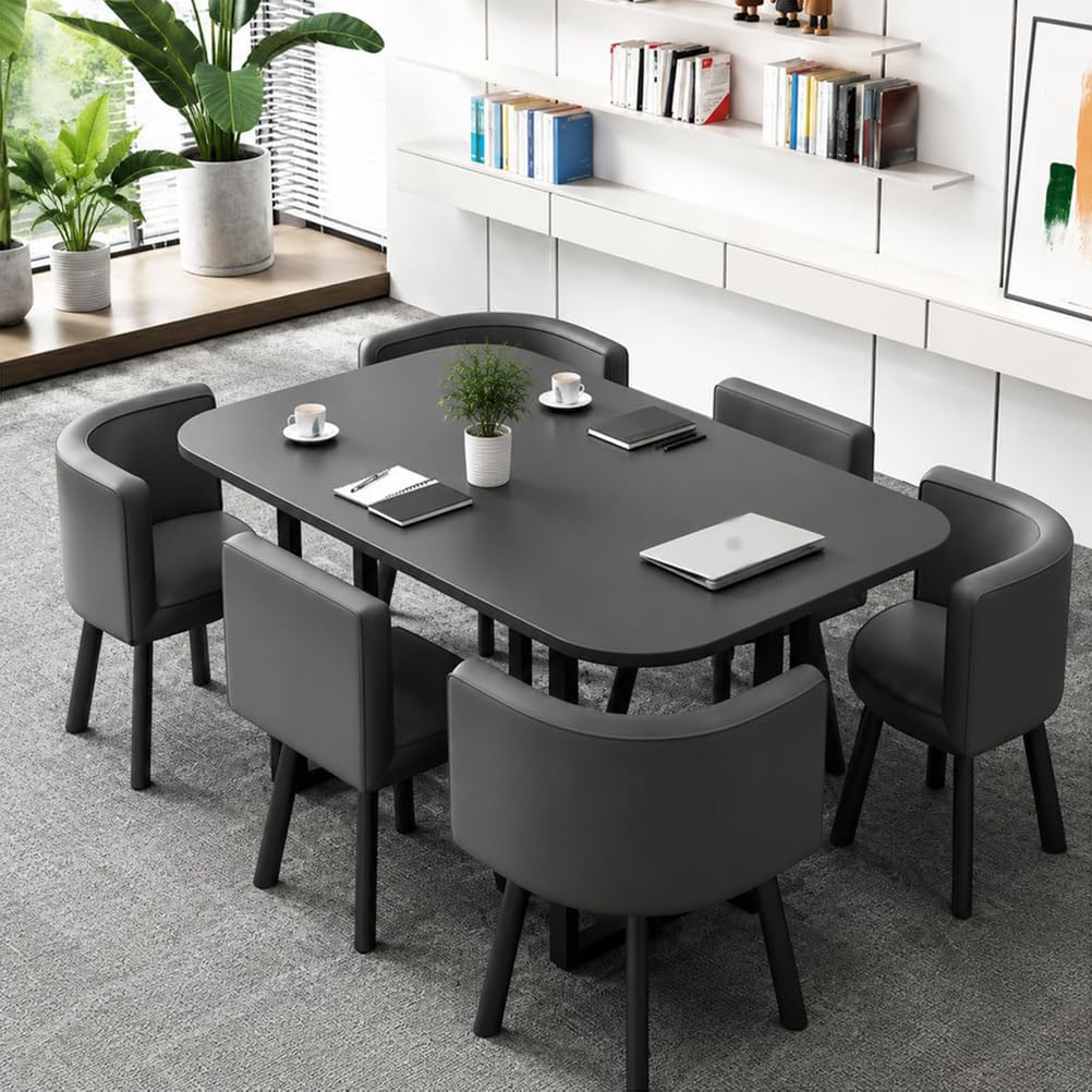 Ensemble Table À Manger 6 Personnes avec 6 Chaises