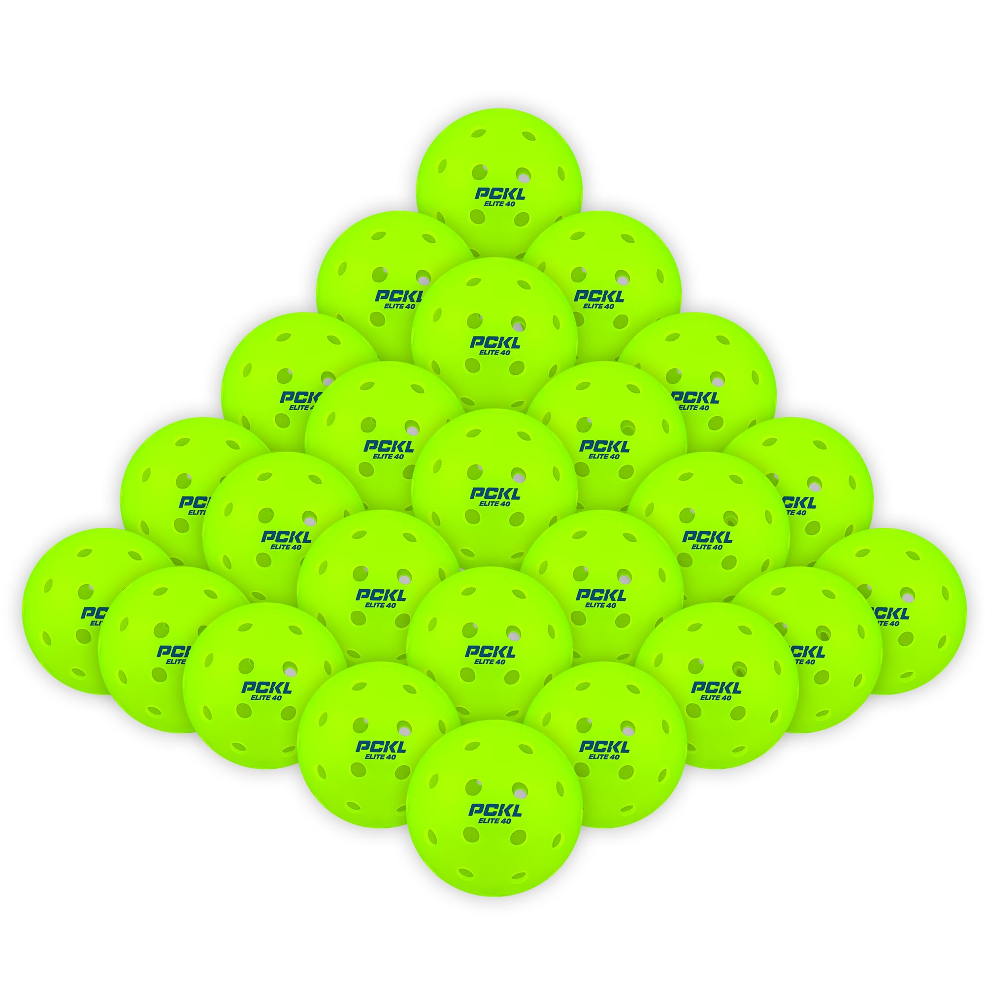 PCKLElite 40 Pickleball Balls | Tournament and Competition Ball | 4 Pack of Balls | 50 Pack | 100 Bulk Pack | USA Pickleball Approved