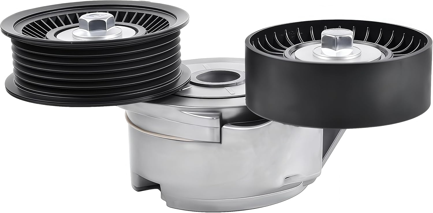 38167 Belt Tensioner Pulley Assembly Fit for Dodge Ram 1500 Truck Dakota Durango 2000-2003, Jeep Grand Cherokee Liberty 1999-2003 V8 V6 4.7L 3.7L