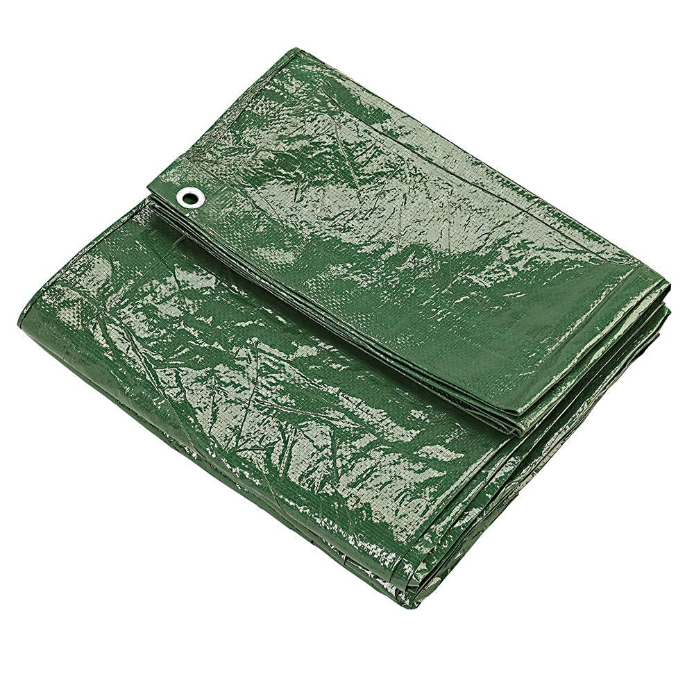 Heavy Duty Waterproof Tarpaulin 120 GSM Cover Sheet 18x24 Ft Green Outdoor Sheet
