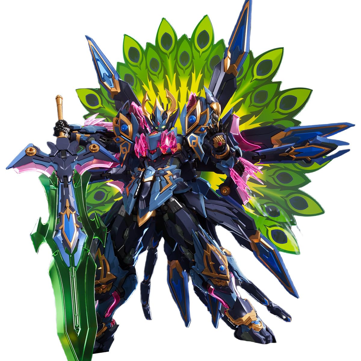 HiPlay CangDao Modello ZEN di Collezione Divina Gang Dao Peacock King Mecha Lega Prodotto Finito Figura d'Azione