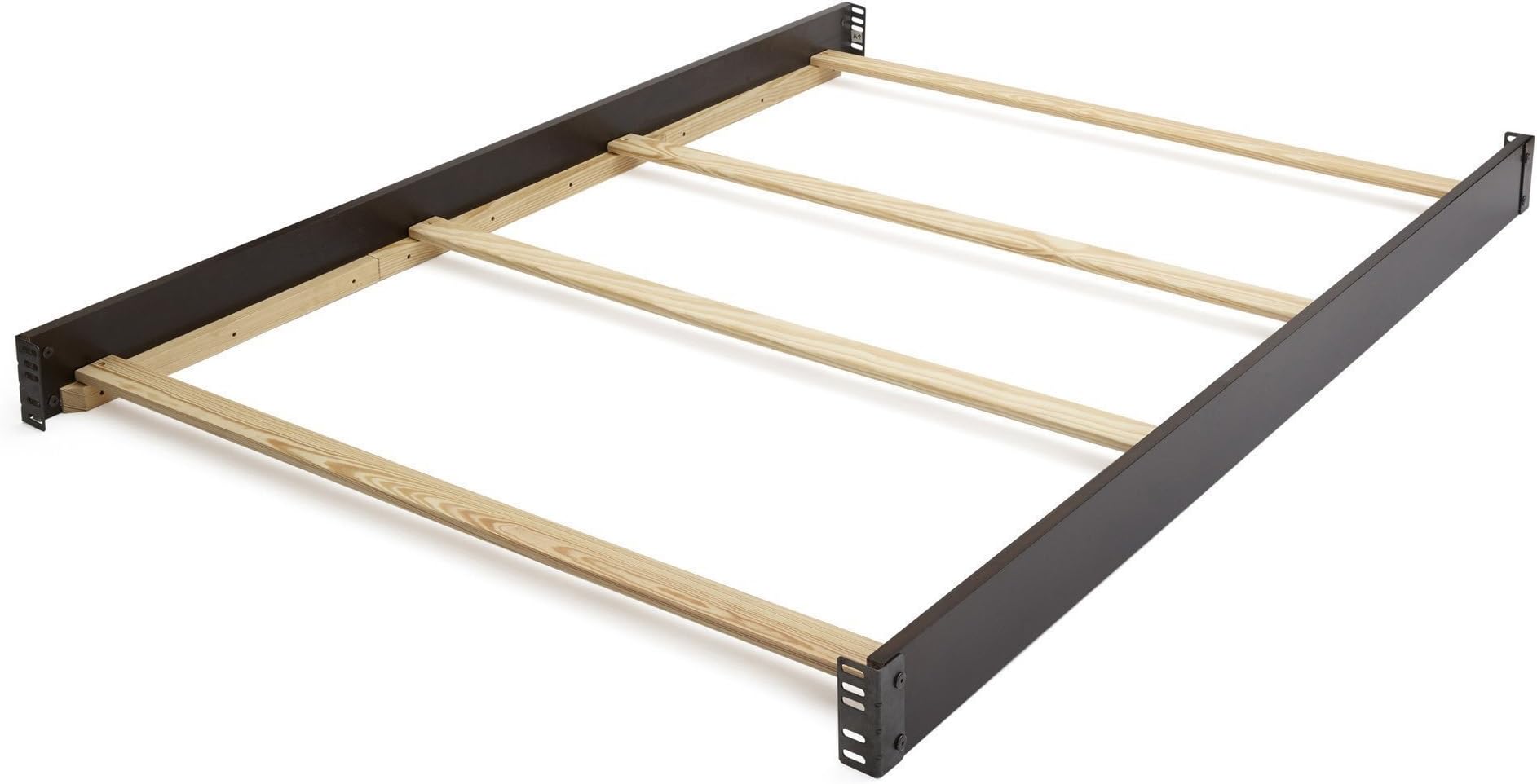 Universal Full Size Conversion Kit Bed Rails for Baby's Dream Cribs (Brown)