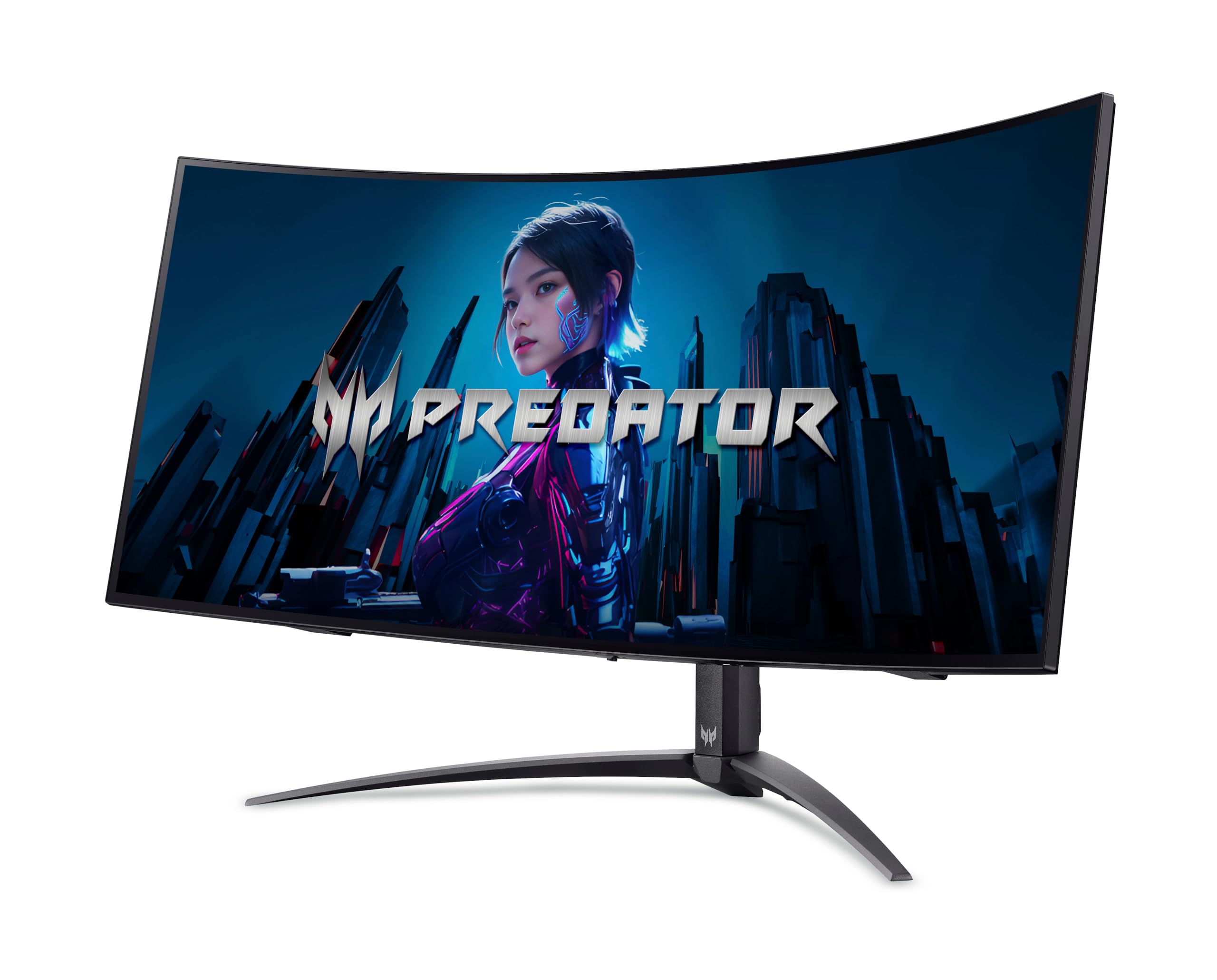Acer Predator X34X monitor gamingowy 34 cale (ekran 86 cm) UWQHD, OLED, 240 Hz, 0,01 ms (PRT)/0,03 ms (GTG), DP 1.4, 2 x HDMI 2.1, Type-C 90W, USB HUB, zakrzywiony, regulacja wysokości, FreeSync