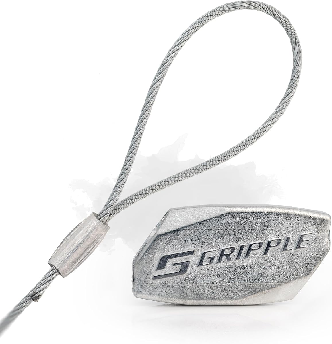 Gripple - No. 2 Standard Loop Hangers | Standard Hanger Cable | Hanger with Fastener for Fast Suspension | 100 lbs Safe Working Load | Sold in Packs of 10 | 10 Ft Wire Rope