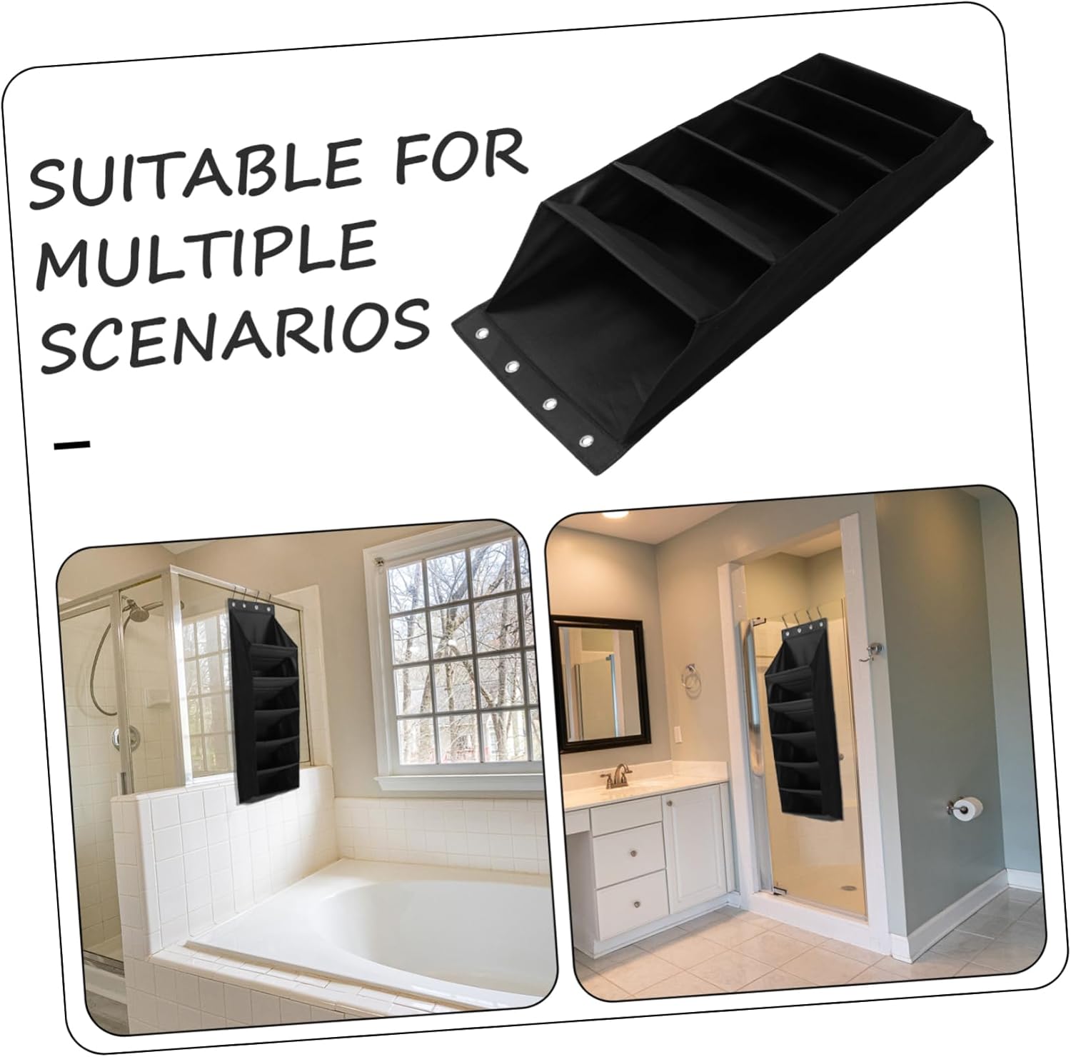 Unomor Household Wall Hanging Organizer Bag Multi Pocket Shoe Storage for Door Tear Resistant Space Saving Design for Entryway and Travel Use